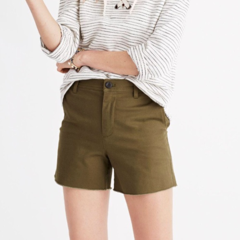 Madewell high rise shorts